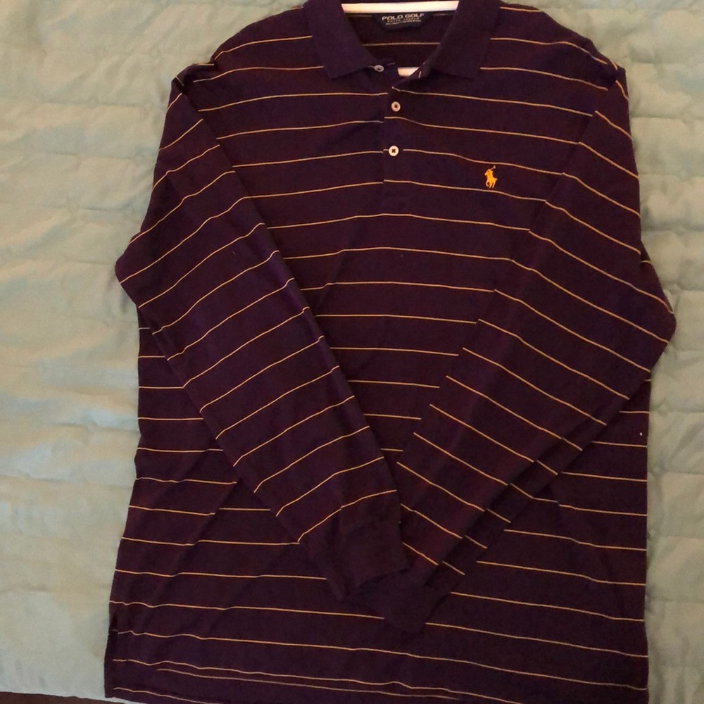 Men’s long sleeve polo shirt